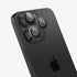 AGL07163 - iPhone 15 Pro / 15 Pro Max Optik Pro Lens Protector in natural titanium showing the device
